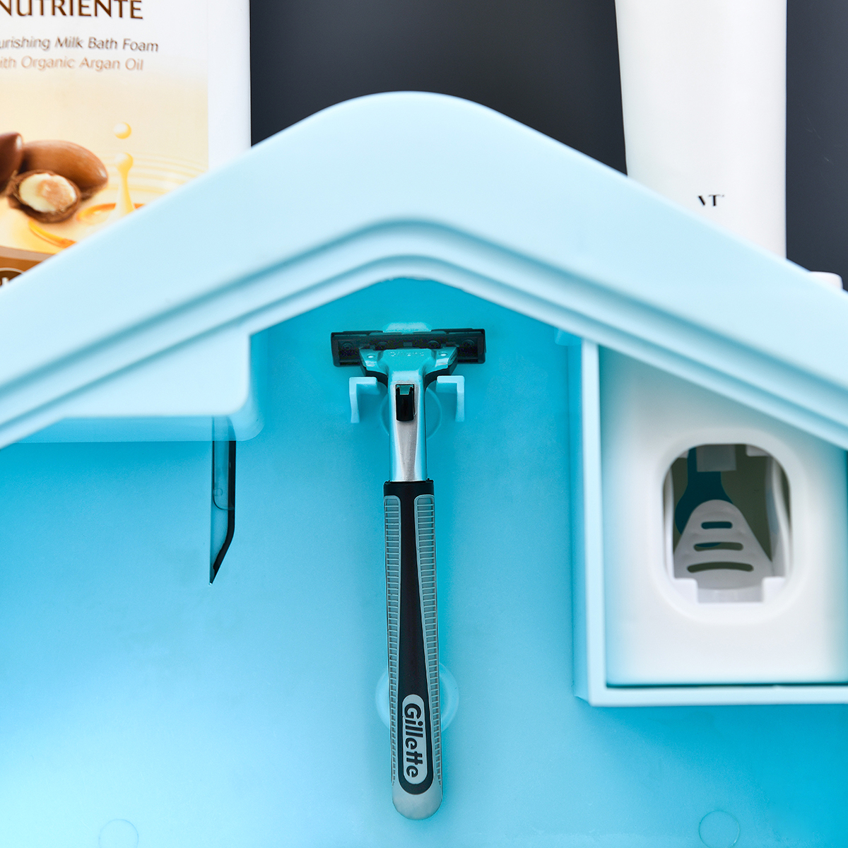Dust-Proof-Punch-Free-Toothbrush-Holder-with-Cups-Automatic-Toothpaste-Squeezer-Dispenser-Hair-Dryer-1578335-9