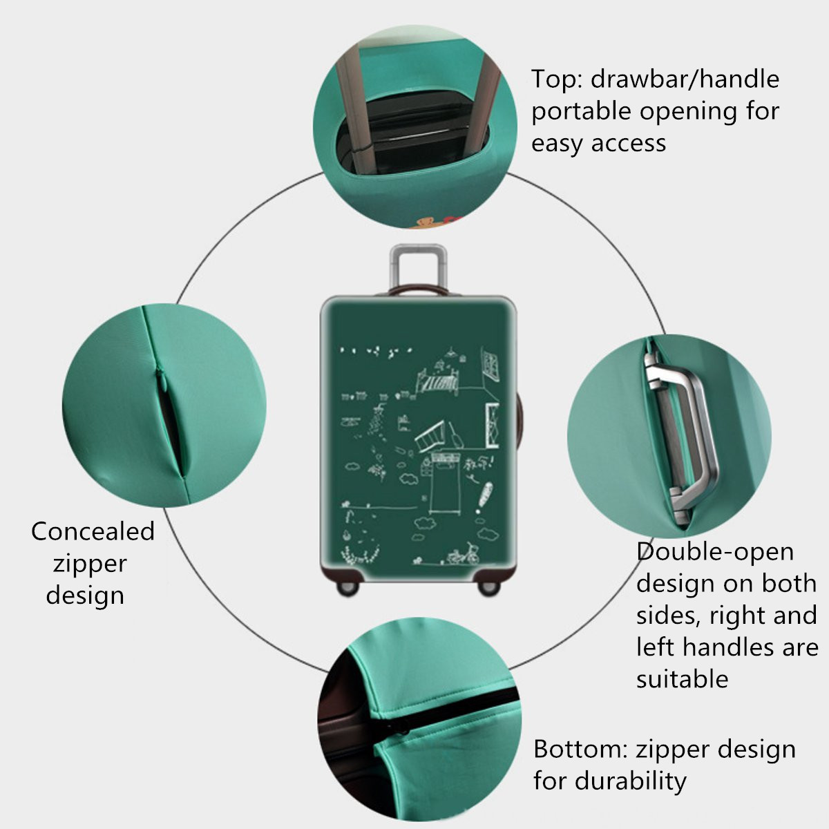 Elastic-Luggage-Cover-Travel-Suitcase-Protector-Dustproof-Protection-Trolley-Case-1465414-1
