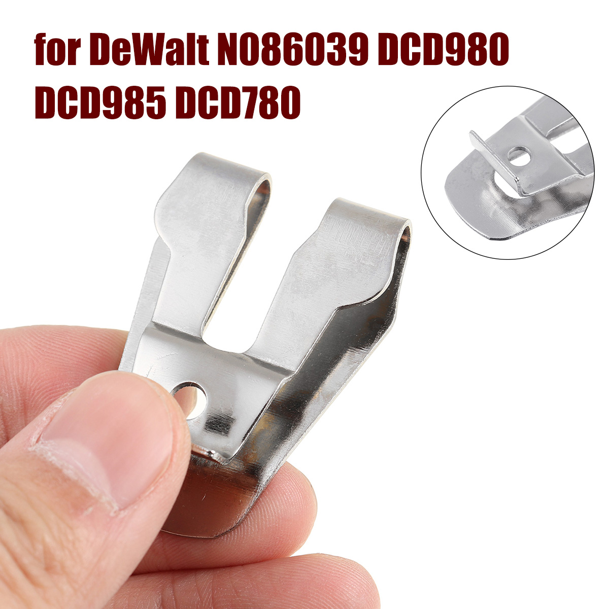 Electric-Cordless-Drill-Belt-HookClip-for-DeWalt-N268241-N169778-N086039-DCD980-1725333-2