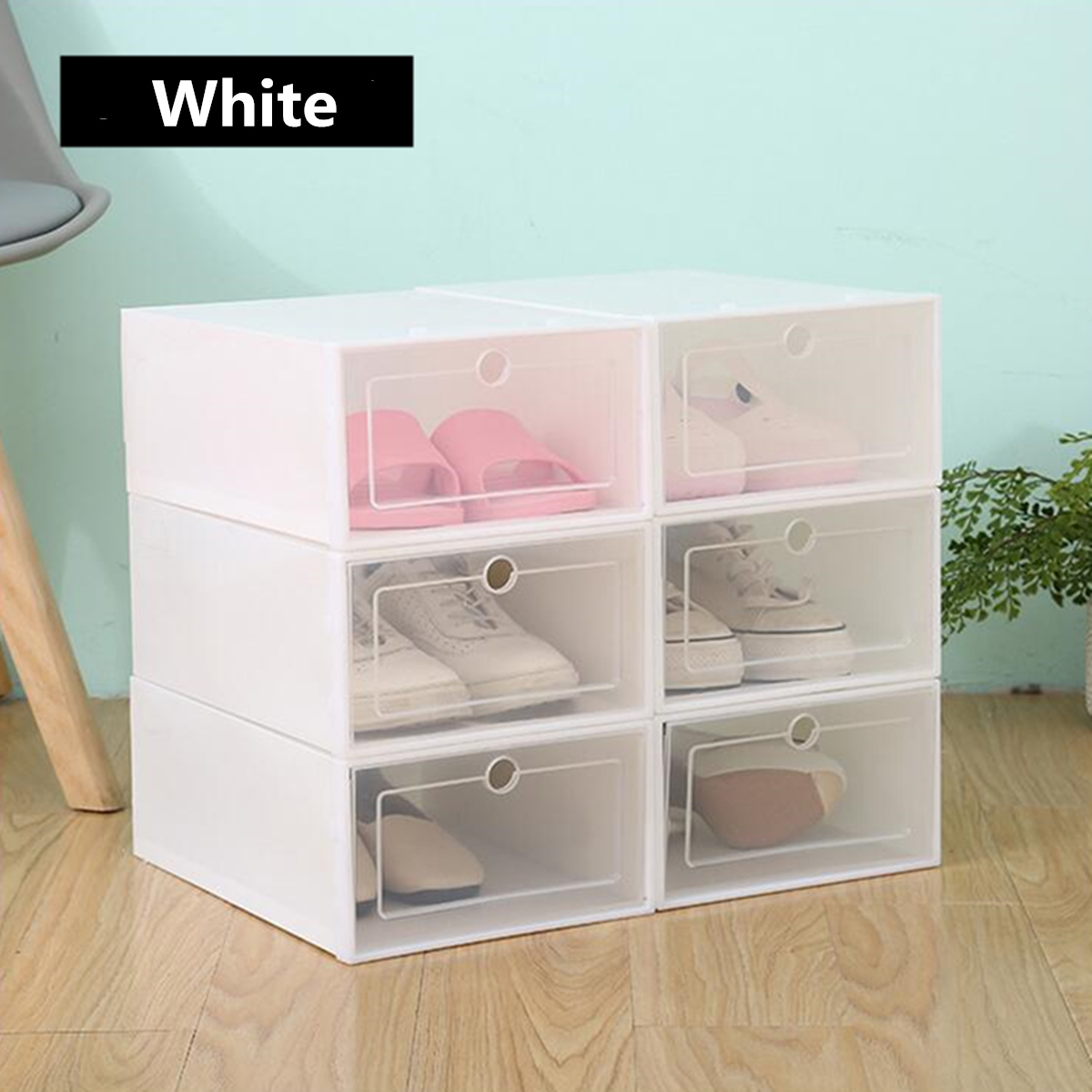 Foldable-Clear-Plastic-Shoe-Boxes-Case-Stackable-Tidy-Display-Storage-Organizer-Single-Box-1347204-1