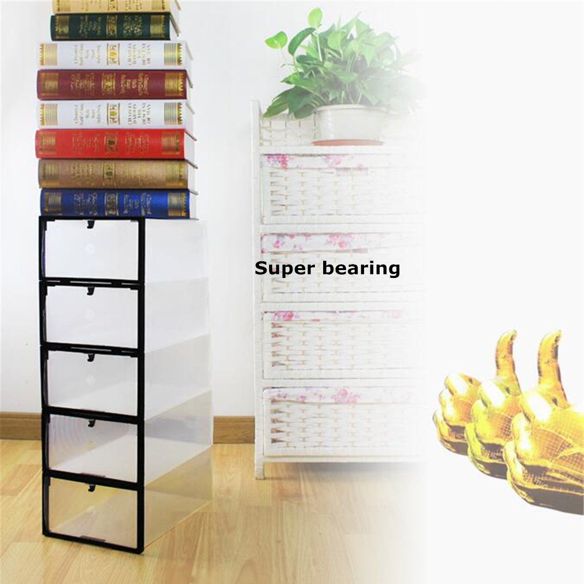 Foldable-Clear-Plastic-Shoe-Boxes-Storage-Organizer-Stackable-Tidy-Display-Box-Baskets-1465766-1