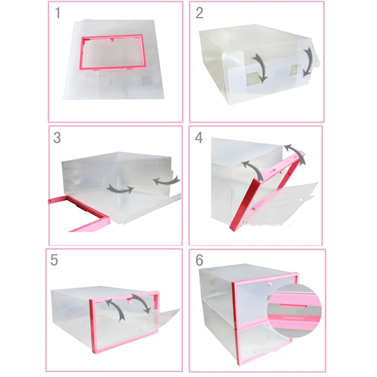 Foldable-Clear-Plastic-Shoe-Boxes-Storage-Organizer-Stackable-Tidy-Display-Box-Baskets-1465766-7