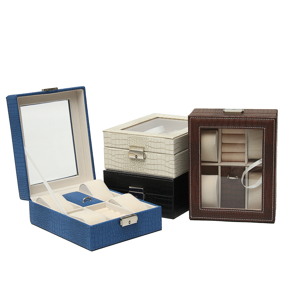 Leather-Display-Case-Organizer-Acrylic-Collection-Box-for-Storage-Watch-Jewelry-1212472-1