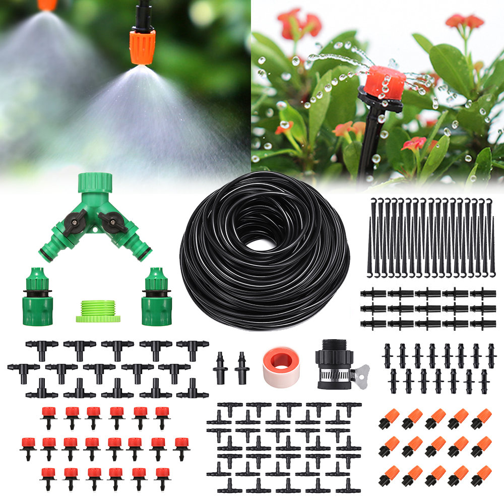 Pathonor-157Pcs-Micro-Drip-Irrigation-System-Plant-Self-Watering-Garden-40M-Hose-Kit-1304770-16