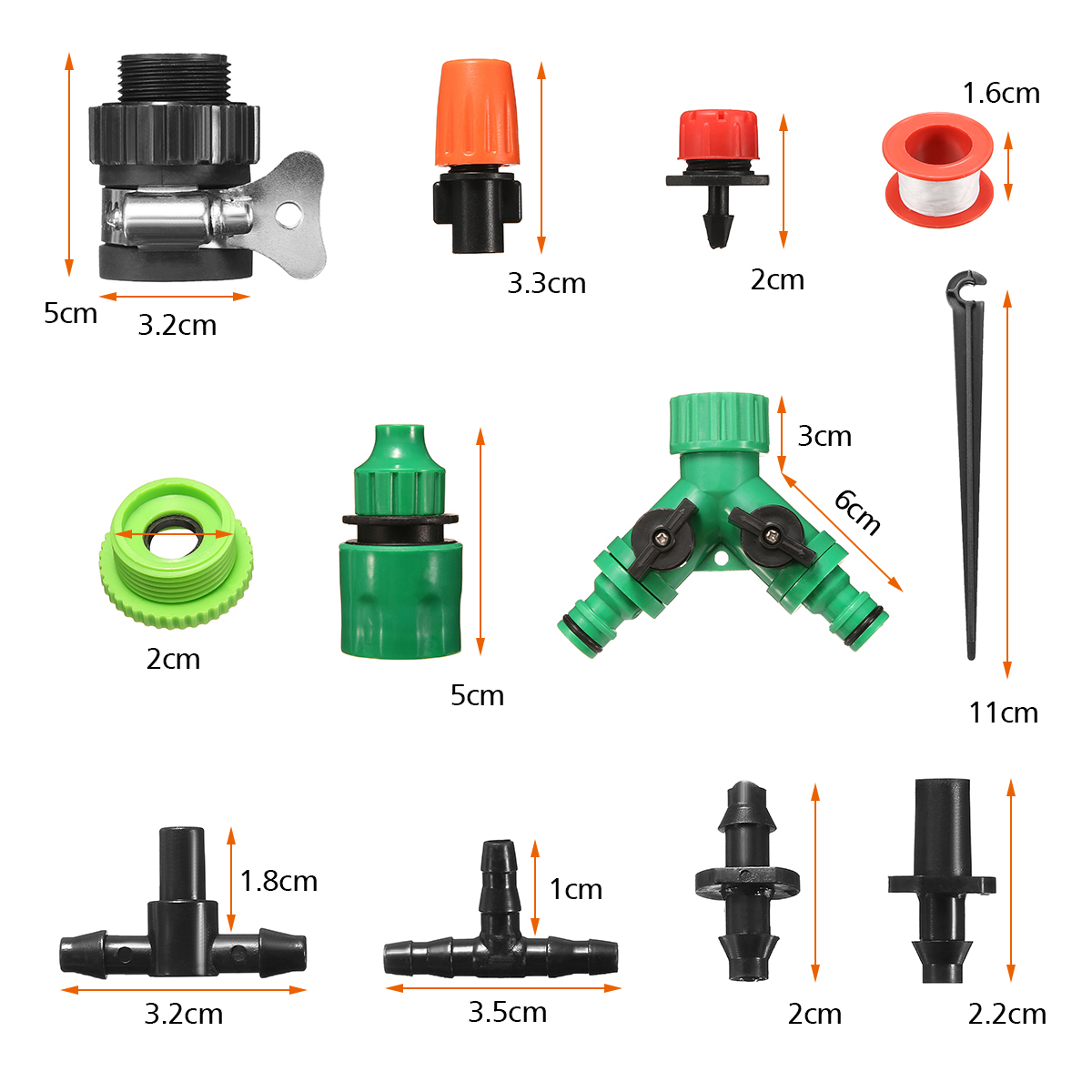 Pathonor-157Pcs-Micro-Drip-Irrigation-System-Plant-Self-Watering-Garden-40M-Hose-Kit-1304770-6