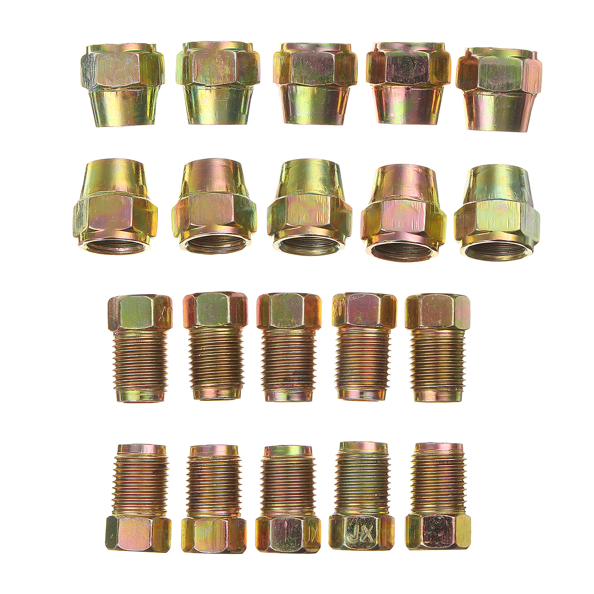 Roll-Copper-Steel-25-ft-316quot-Brake-Line-Pipe-Tubing-with-20-Pcs-Kit-Fittings-Brake-Female-Male-Nu-1543212-2