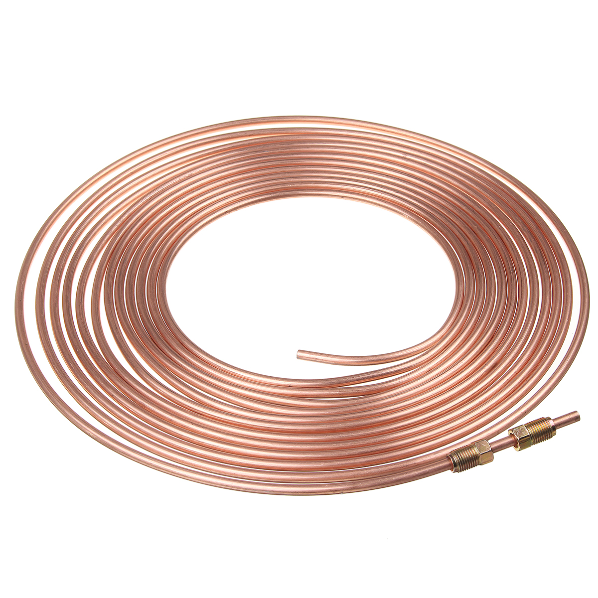 Roll-Copper-Steel-25-ft-316quot-Brake-Line-Pipe-Tubing-with-20-Pcs-Kit-Fittings-Brake-Female-Male-Nu-1543212-7