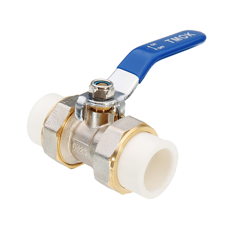 TMOK-34quot-1quot-1-14quot-PPR-Brass-Ball-Valve-Heat-Fusion-Double-Union-Socket-Plumbing-Fitting-1273571-2