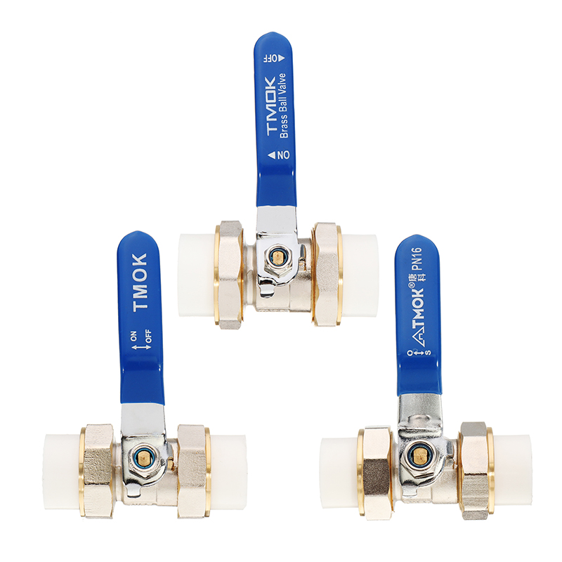 TMOK-34quot-1quot-1-14quot-PPR-Brass-Ball-Valve-Heat-Fusion-Double-Union-Socket-Plumbing-Fitting-1273571-6