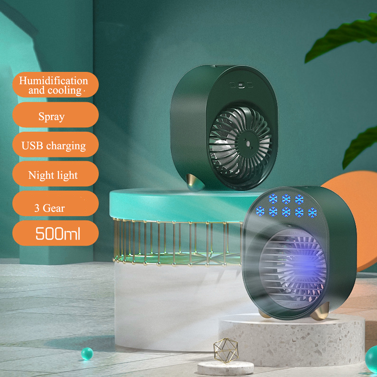 Bakeey-3-Gear-Mini-Water-Cooling-Fan-Spray-Humidification-Portable-Colorful-Night-Light-Air-Cooler-T-1838417-12