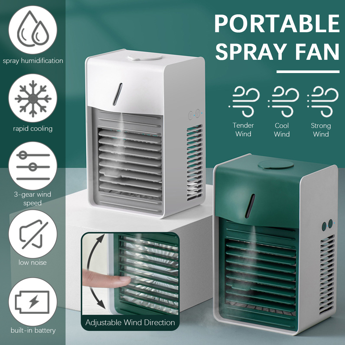 Bakeey-Personal-Portable-Cooler-AC-Air-Conditioner-USB-Charging-Air-Fan-Humidifier-1849216-1