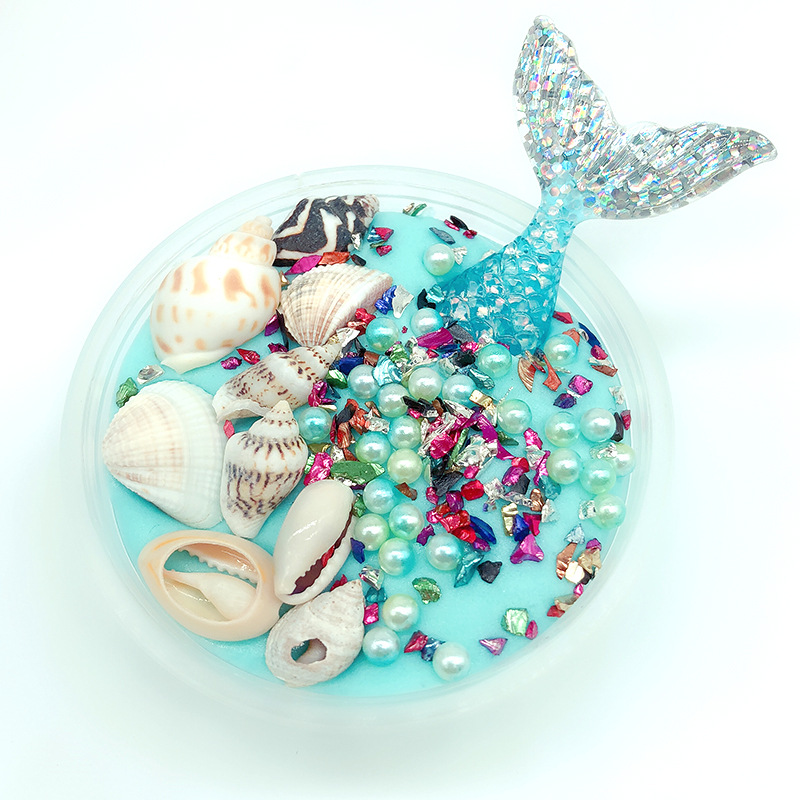 100ML-Mermaid-Slime-Crystal-Mud-Cotton-Fishtail-Gift-Stress-Reliever-1400810-4