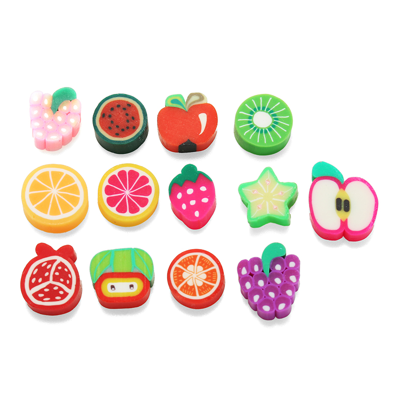 100PCS-DIY-Slime-Accessories-Decor-Fruit-Cake-Flower-Polymer-Clay-Toy-Nail-Beauty-Ornament-1203350-6