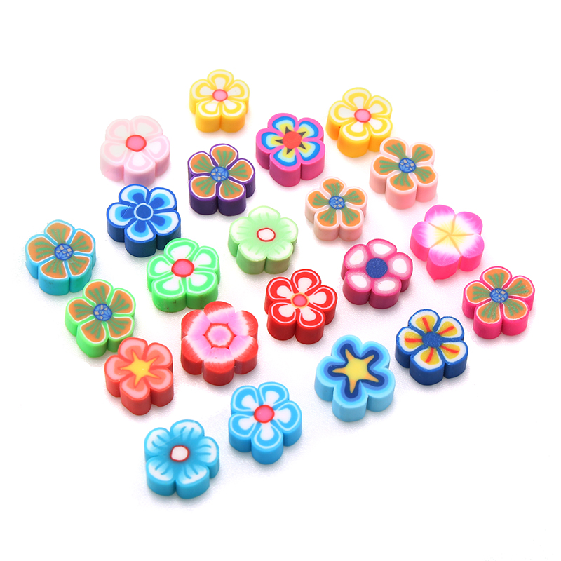 100PCS-DIY-Slime-Accessories-Decor-Fruit-Cake-Flower-Polymer-Clay-Toy-Nail-Beauty-Ornament-1203350-9