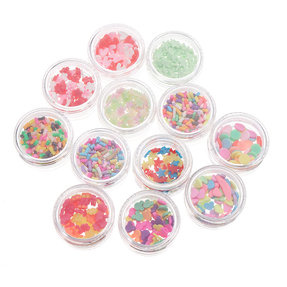 12PCSSet-Handmade-Slime-DIY-Material-Colorful-Beads-Fruit-Slice-Soft-Ceramic-Granules-Pearl-Powder-1351772-9