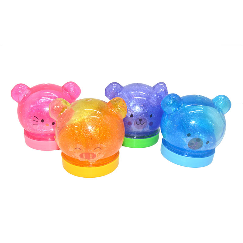 4PCS-Cute-Animals-Slime-65cm-Random-DIY-Crystal-Clay-Rubber-Mud-Plasticine-Toy-Gift-1196352-1