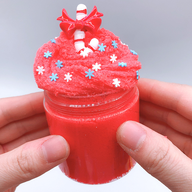 60ML-Christmas-Cloud-Slime-Scented-Charm-Mud-Stress-Relief-Kids-Clay-Toy-1391411-6