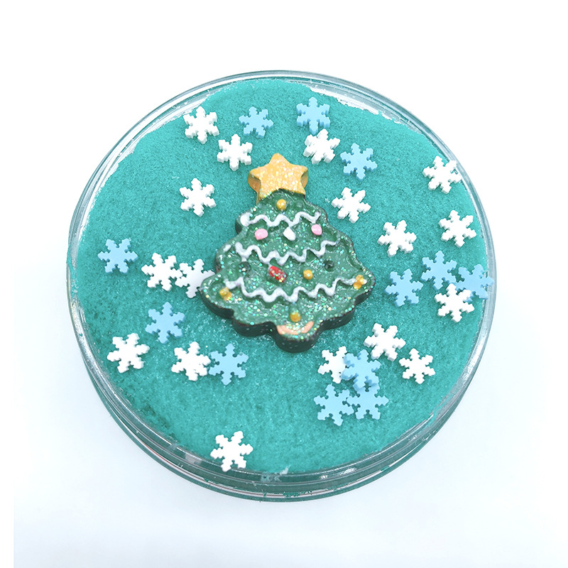60ML-Christmas-Cloud-Slime-Scented-Charm-Mud-Stress-Relief-Kids-Clay-Toy-1391411-9