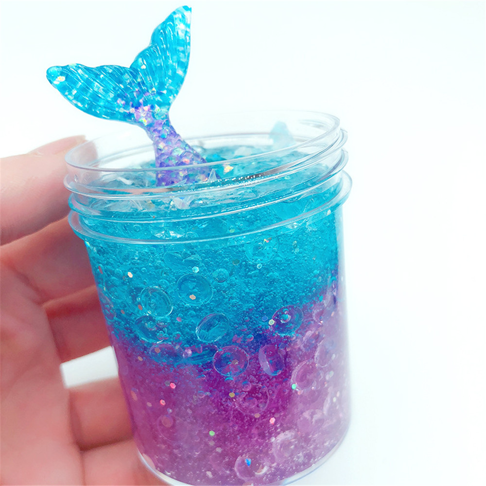 60ML-Fishtail-Slime-Toy-For-Children-Crystal-Decompression-Mud-DIY-Gift-Stress-Reliever-1350218-1