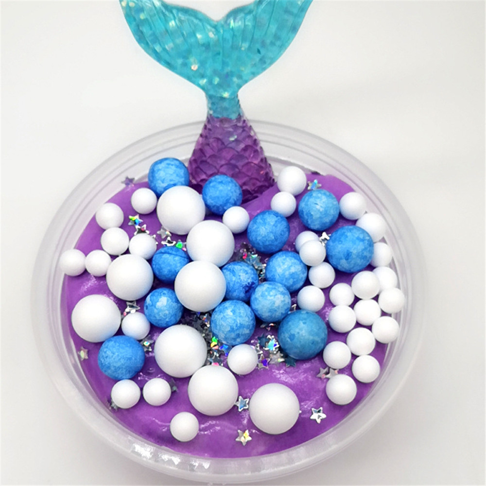 60ML-Slime-DIY-Mermaid-Cotton-Mud-Foam-Ball-Ocean-Crystal-Decompression-Mud-DIY-Gift-Toy-1350215-6