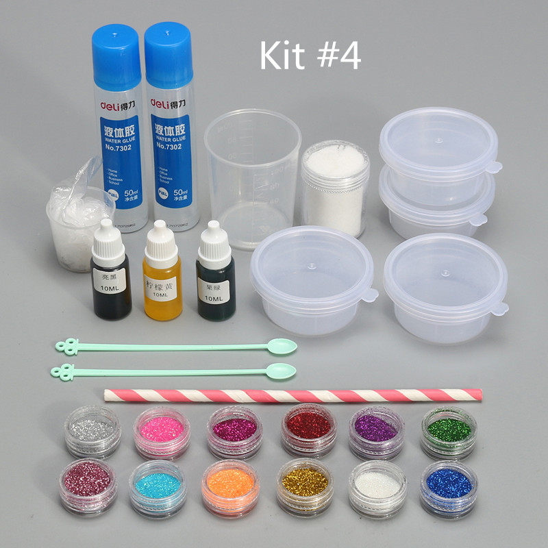 DIY-Slime-Kit-Fluffy-Crystal-Borax-Gliter-Powder-Glue-Play-Game-Kids-Toy-Adults-Stress-Reliever-Gift-1205725-9