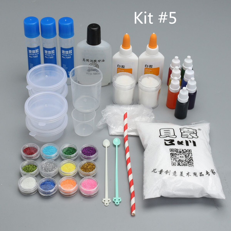 DIY-Slime-Kit-Fluffy-Crystal-Borax-Gliter-Powder-Glue-Play-Game-Kids-Toy-Adults-Stress-Reliever-Gift-1205725-10