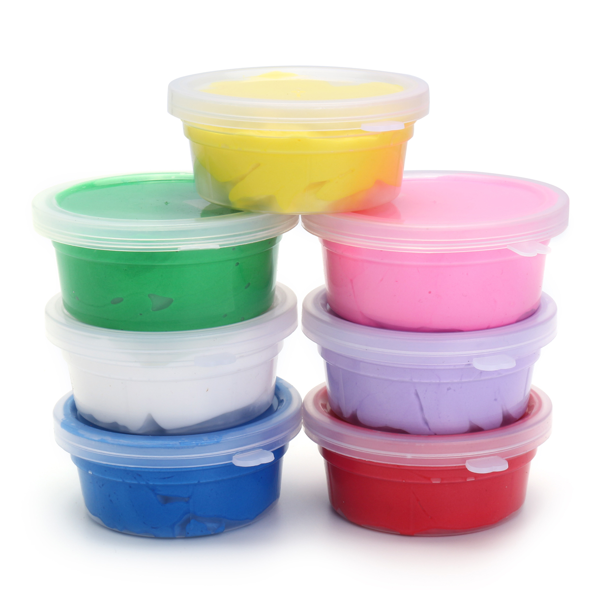 DIY-Slime-Kit-Snow-Mud-Clay-Plasticine-Styrofoam-Beads-Balls-White-Floam-Toy-Gift-1192180-2