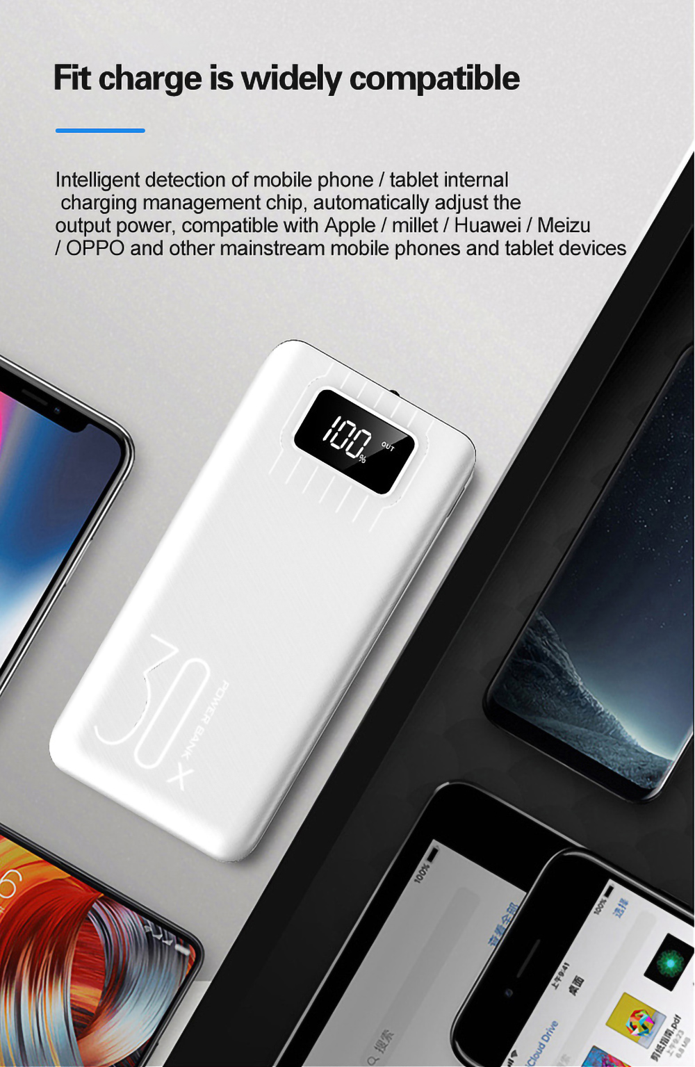 Bakeey-30000mAh-DIY-Power-Bank-Case-LED-Flash-Light-Fast-Charging-For-iPhone-XS-11Pro-Huawei-P40-Pro-1725265-12