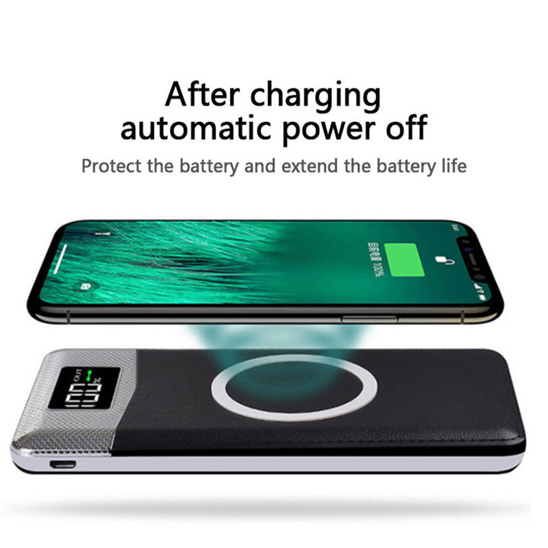 Bakeey-DIY-Power-Bank-Case-10000mAh-Wireless-Charger-LCD-Digital-Display-Fast-Charging-Powerbank-Kit-1717191-2