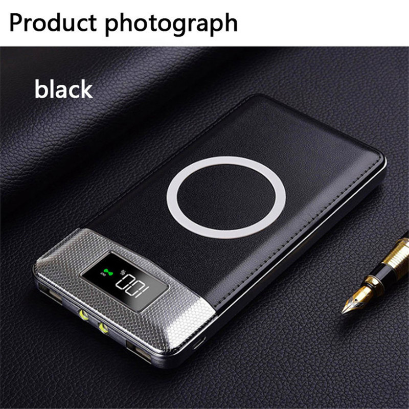 Bakeey-DIY-Power-Bank-Case-10000mAh-Wireless-Charger-LCD-Digital-Display-Fast-Charging-Powerbank-Kit-1717191-10