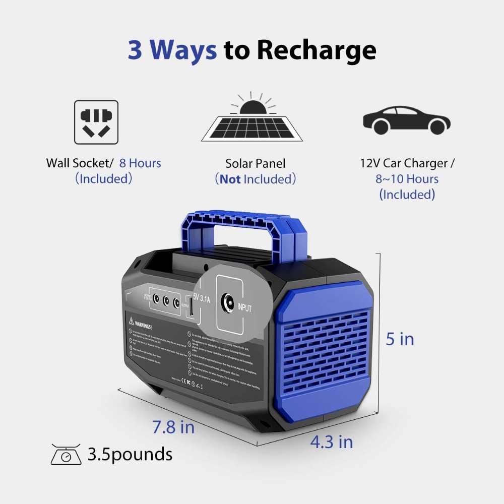 Bakeey-Portable-150W-45000mAh-Power-Station-Back-Up-Power-Supply-With-2-AC-Outlets-250W-Max--3-DC-Ou-1699548-3