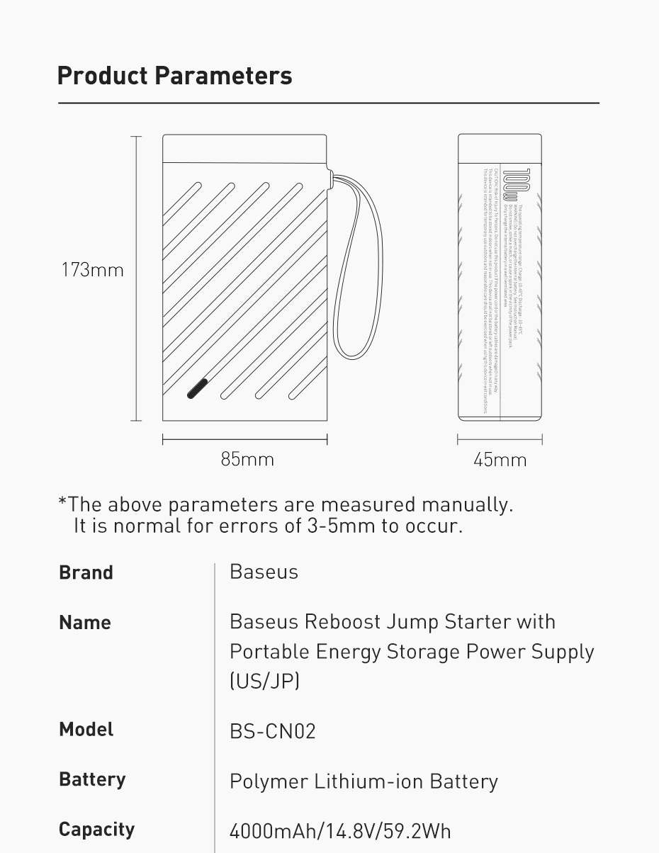 Baseus-Portable-1600A-Peak-16000mAh-Car-Battery-Charger-Jump-Starter-Booster-PD-QC30-Power-Bank-Powe-1759202-16