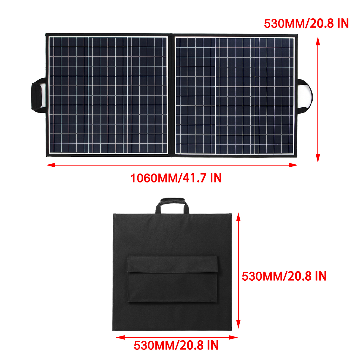 ECSEE-Portable-Foldable-100W-Solar-Panel-Charger-USB-Output-For-Outdoor-Camping-1931780-6