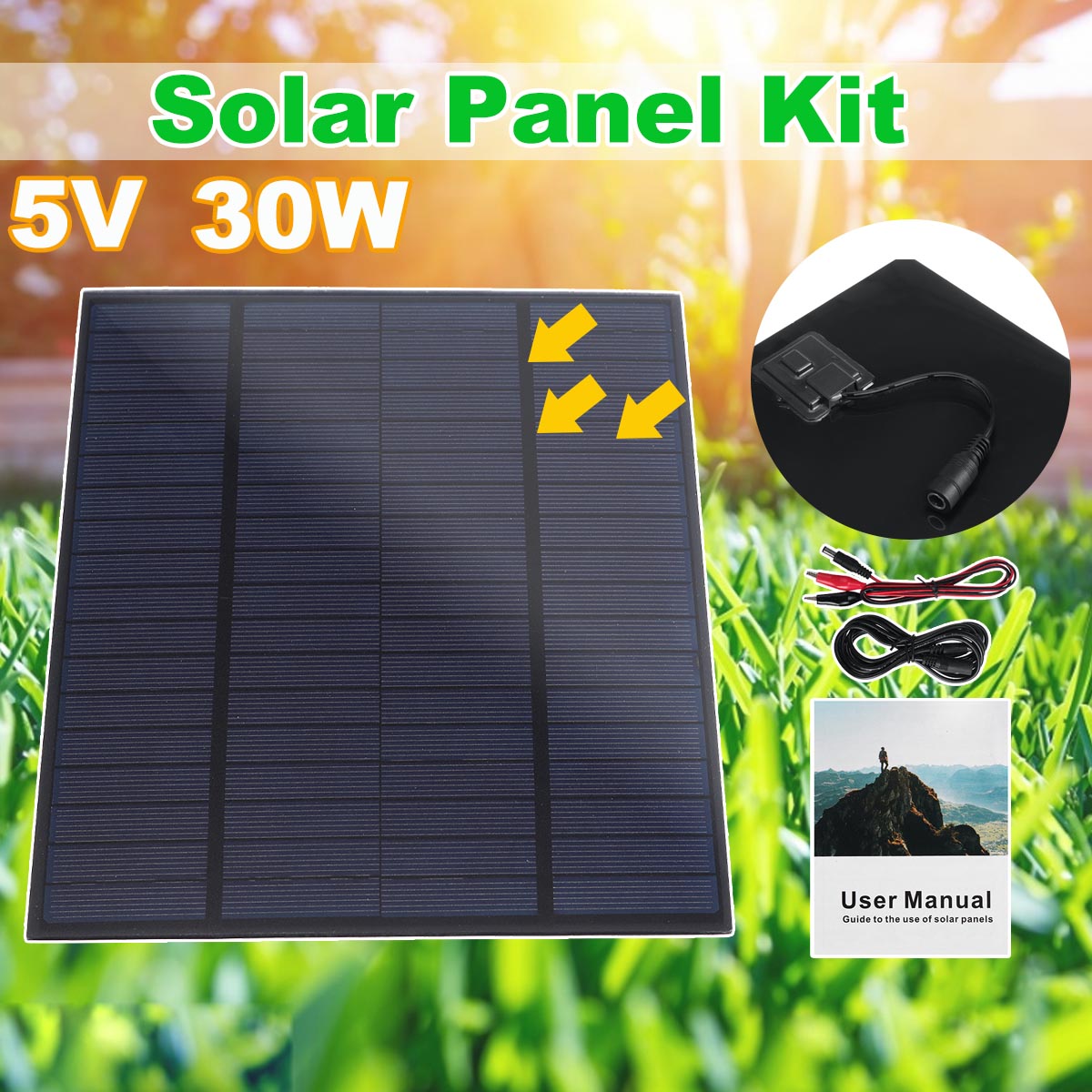 Portable-30W-MPPT-Solar-Panel-Charger-For-Outdoor-Camping-1931761-1