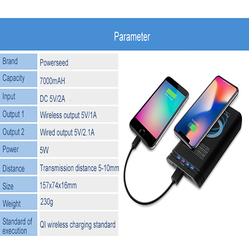 Qi-Powerseed-Wireless-Charging-7000mah-Power-Bank-Battery-Charger-For-IPhone-8-X-Plus-1331638-12