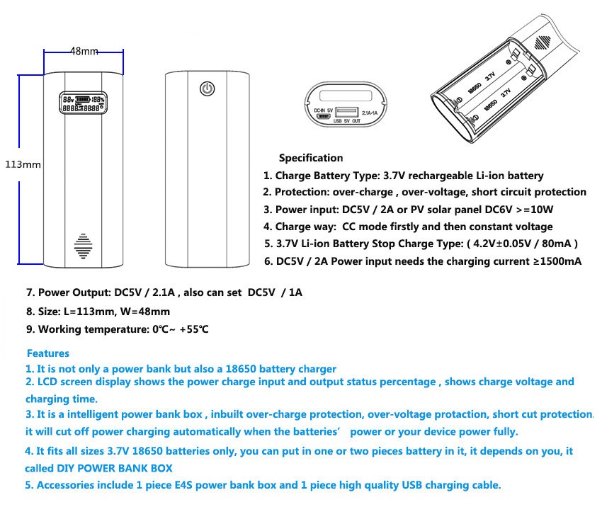 Soshine-E4S-LCD-Display-2-Slot-18650-Li-ion-Battery-USB-Battery-Charger-Power-Bank-for-Mobile-Phone-1397850-5