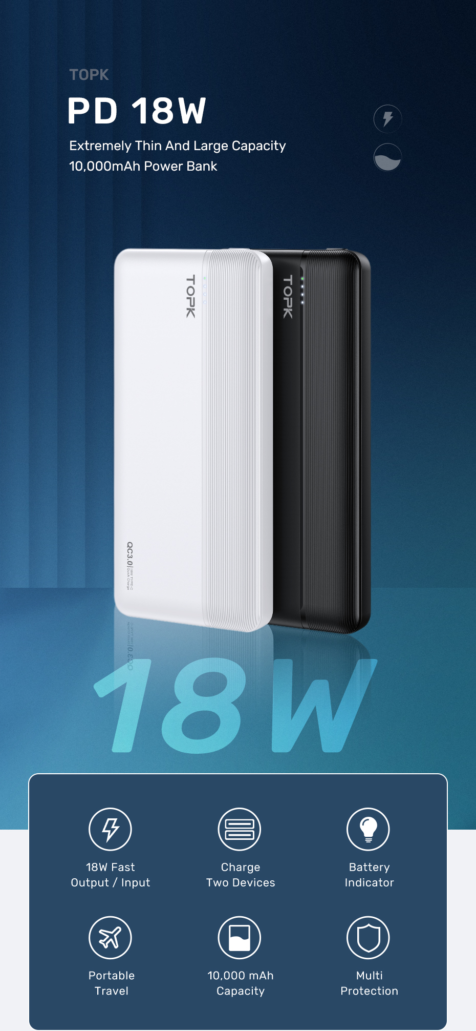 TOPK-I1015P-10000mAh-Power-Bank-External-Battery-Power-Supply-With-18W-USB-C-PD-QC40--18W-QC30-USB-A-1921722-1