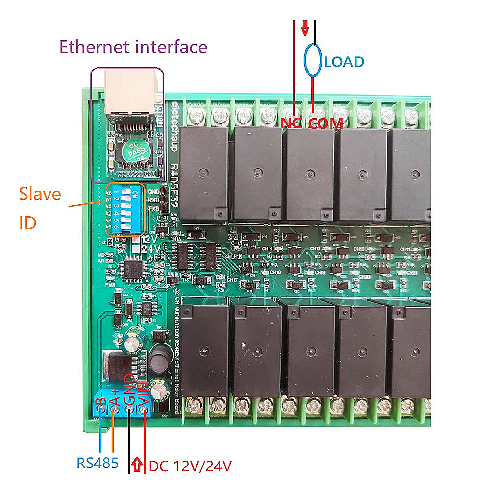 R4D5E32-32CH-DC-12V24V-20A-High-Current-RS485Ethernet-Slave-Relay-Module-RJ45-Network-Port-TCPIP-Mod-1969394-3
