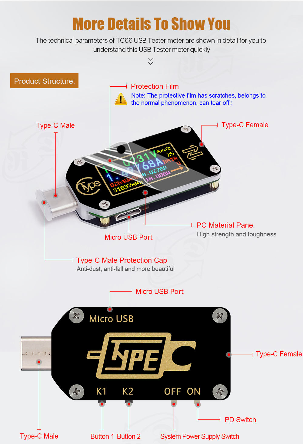 RIDENreg-TC66TC66C-Type-C-PD-Trigger-USB-Voltage-Ammeter-Capacity-Meter-2-Way-Measurement-Charger-Ba-1447835-9