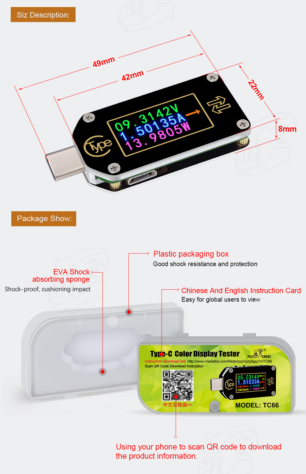 RIDENreg-TC66TC66C-Type-C-PD-Trigger-USB-Voltage-Ammeter-Capacity-Meter-2-Way-Measurement-Charger-Ba-1447835-10