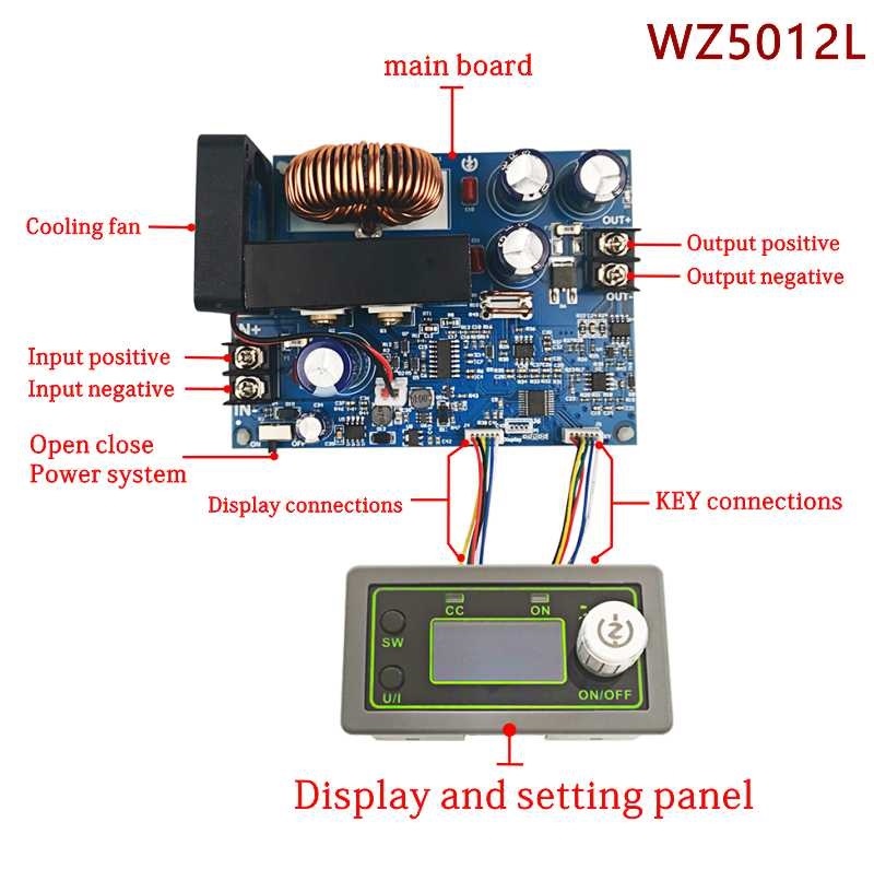 WZ5012L-50V-12A-600W-LED-Display-DC--DC-Buck-Converter-CC-CV-Step-down-Power-Module-Adjustable-Volta-1950474-2