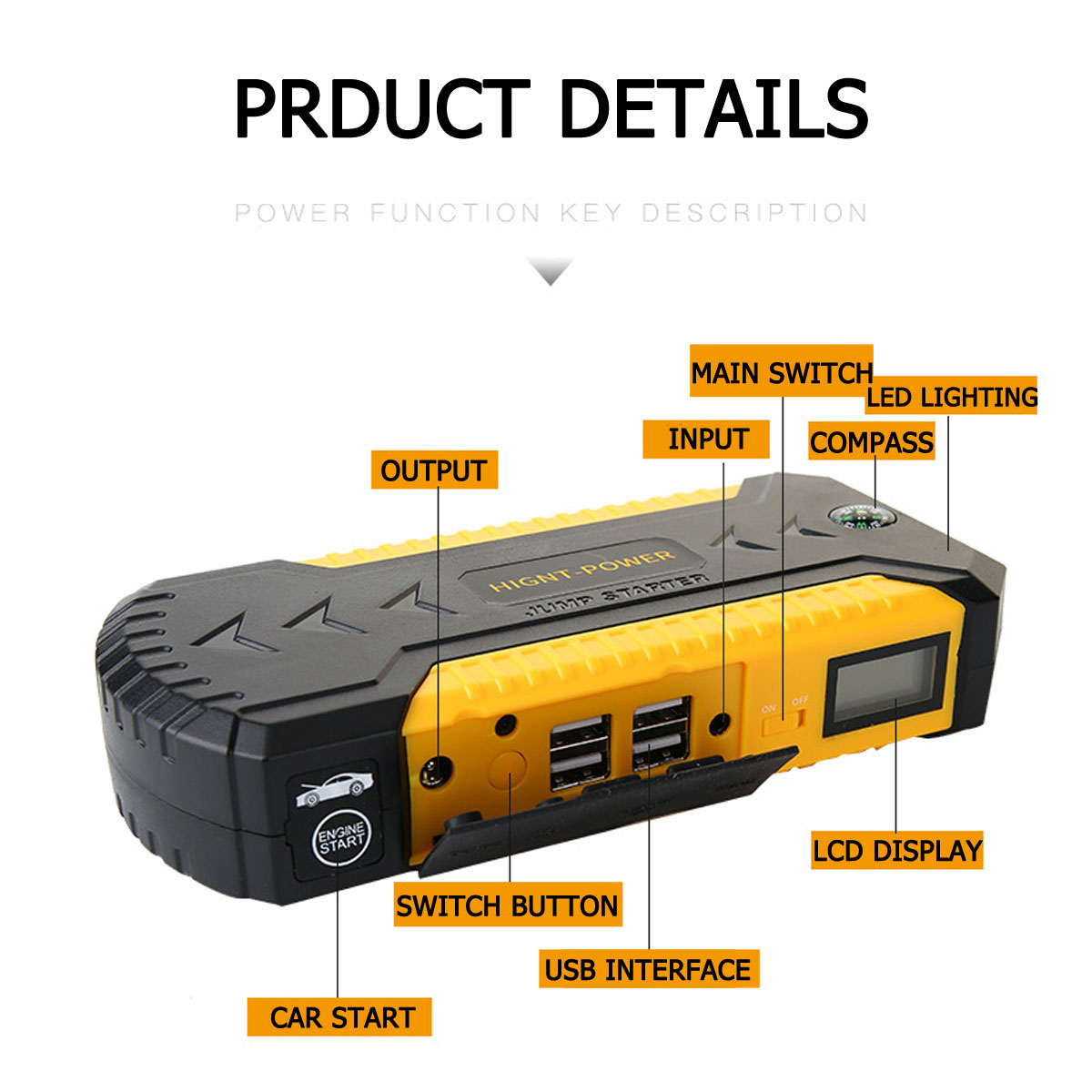 12V-82800mAh-Jump-Starter-Engine-Emergency-Start-Battery-4-USB-Power-Bank-LED-W-Smart-Clip-1424715-7