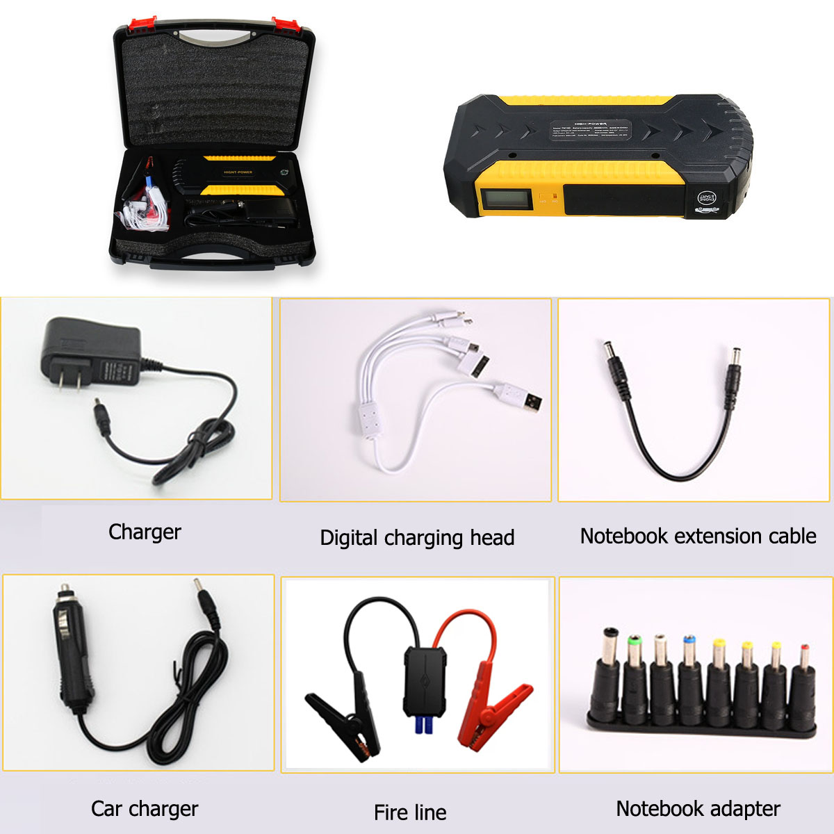 12V-82800mAh-Jump-Starter-Engine-Emergency-Start-Battery-4-USB-Power-Bank-LED-W-Smart-Clip-1424715-10