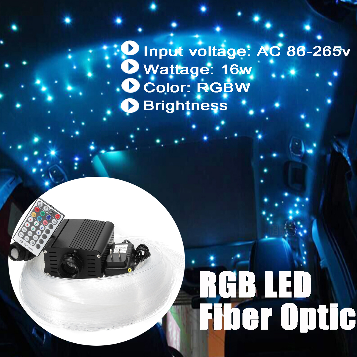 16W-RGBW-Engine-Remote-LED-Fiber-Optic-Star-Ceiling-Kit-Light-Fiber-Optic-Lamp-Light-Source-Device-E-1532732-3