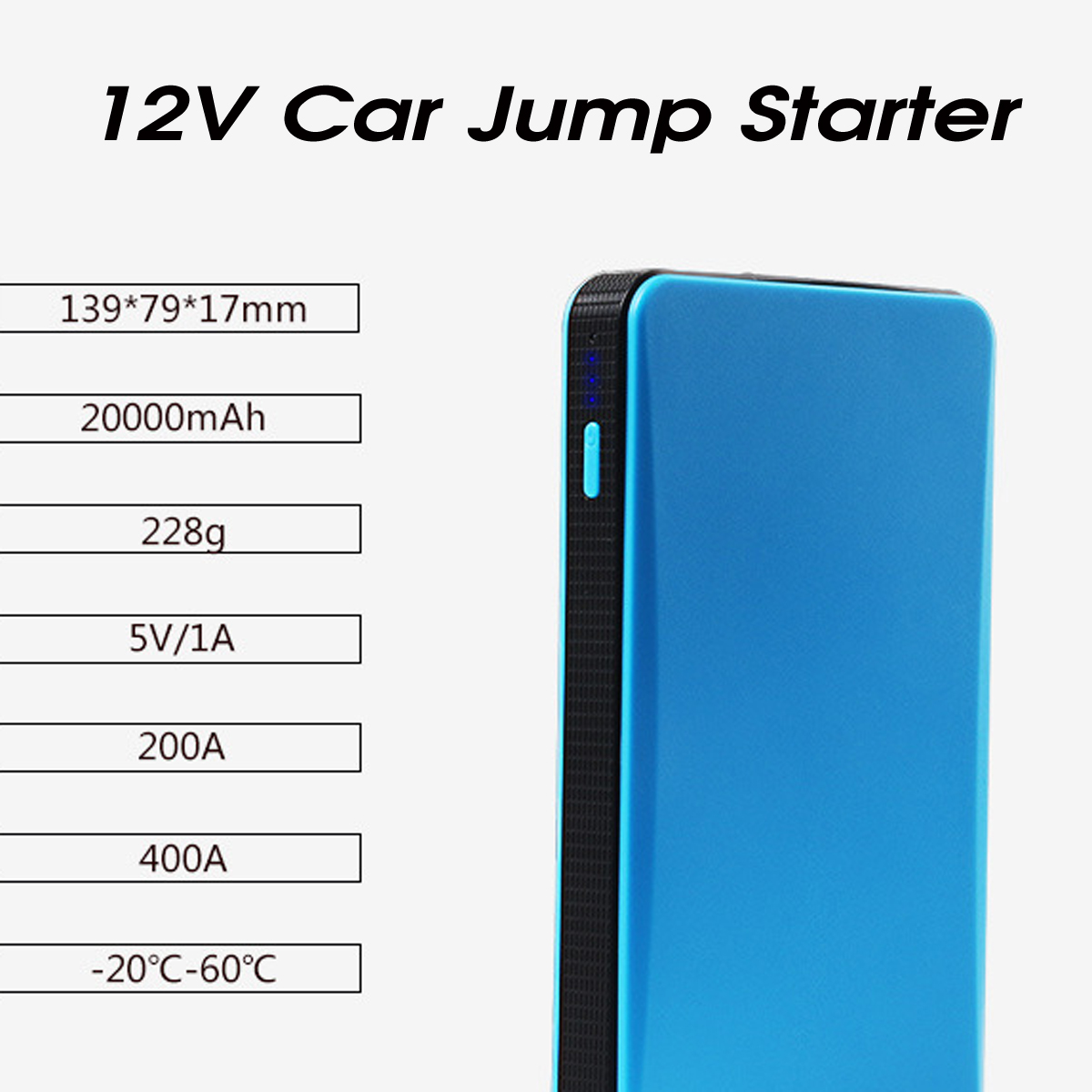 20000mAh-12V-2A-Auto-Jump-Starter-Booster-Charger-Battery-Smartphone-Power-Bank-1430175-3