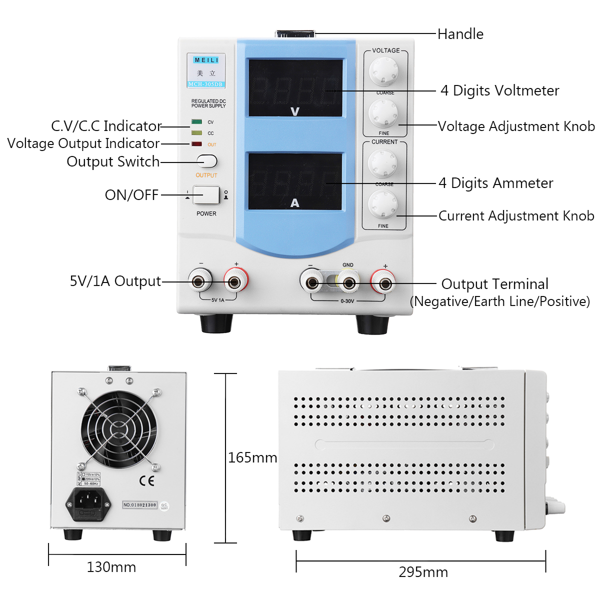 30V-5A-110V220V-Portable-Digital-LED-DC-Power-Supply-Adjustable-Regulator-EUUS-1279163-3