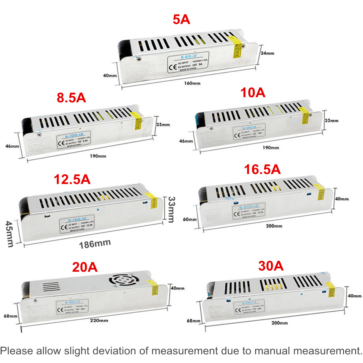 DC-12V-5-30A-Sub-Mini-Universal-Regulated-Switching-Power-Supply-For-LED-Light-1339310-10