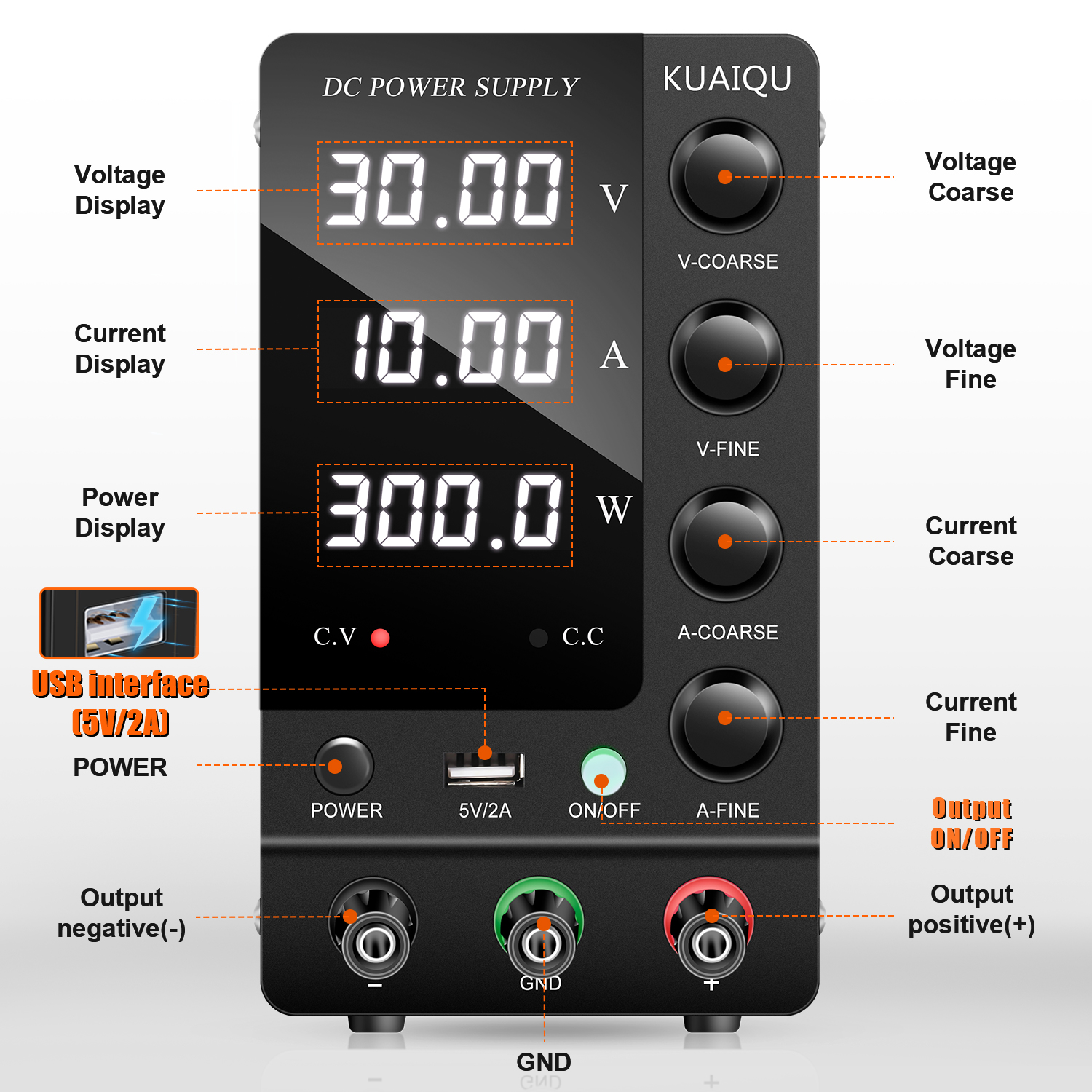 KUAIQU-SPS-C3010-USB-Adjustable-DC-Power-Supply-30V-10A-Laboratory-Lab-Bench-Source-Digital-Voltage--1871078-3