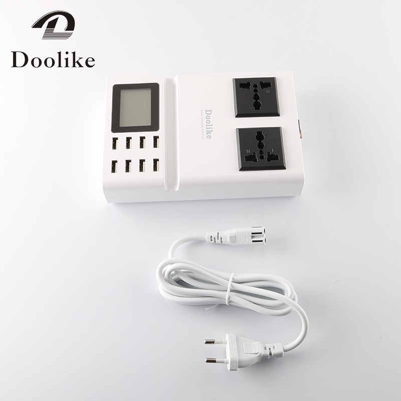 Smart-LCD-Display-8-USB-Charging-Ports-Dual-AC-Ports-Phone-Holder-Power-Adapter-Charging-Station-1323365-2