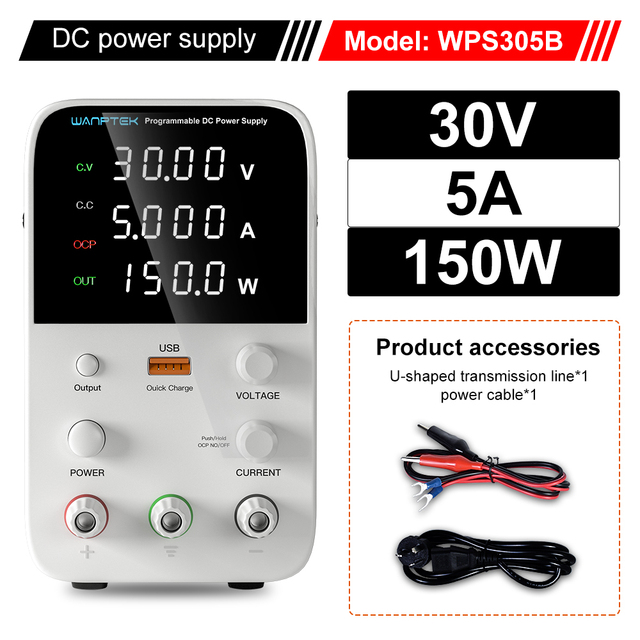 WANPTEK-WPS305B-30V-5A-Adjustable-DC-Power-Supply-Programmable-4-Digits-LED-Display-Switching-Regula-1867737-1